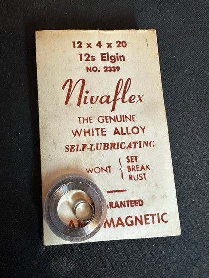 Nivaflex Mainspring for 12s Elgin No. 2339 - Alloy