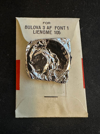 Samson Mainspring No. 3015 for Bulova 3AF, Font 1, Liengme 105 - Steel