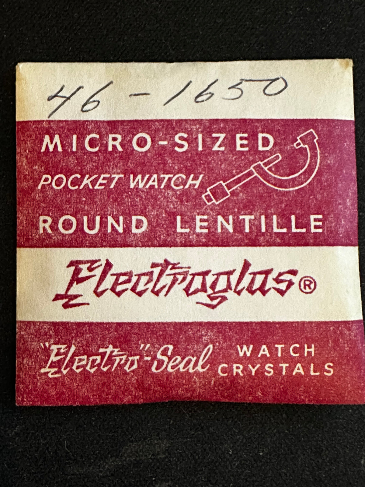 Electro-Seal ES-46 Pocket Watch Crystal 41.9mm (1.650“) - New