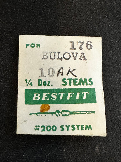 BESTFIT stems (3) for Bulova caliber 10AK - new in envelope