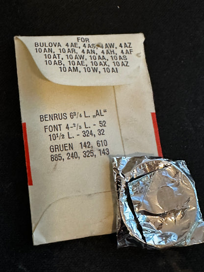 Samson Mainspring No. 5052 for Bulova 10AN, 10AR, 10AT, 10AW, 10AA, 10AS, 10AB, 10AE, 10AX, 10AZ, 10AM, 10W, 10AI - Steel