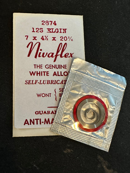 Nivaflex Mainspring for 12s Elgin No. 2874 - Alloy