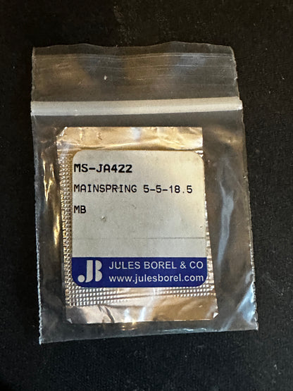 Borel Mainspring JA422 for 12s Illinois Pocket Watches No 47337 - Alloy