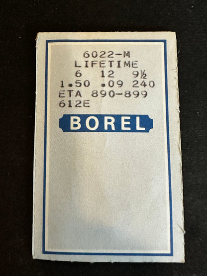 BOREL Mainspring 6022-M for ETA 790, Enicar 792, Benrus BP, CA - Alloy