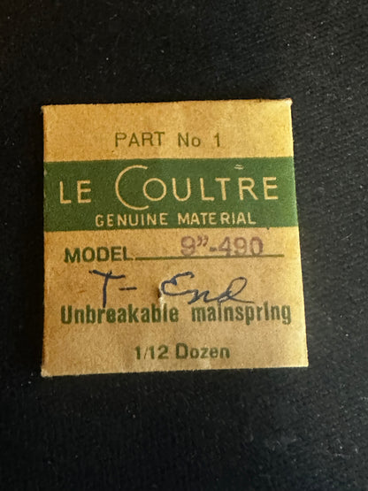 LeCoultre Factory mainspring for caliber 490 - Alloy