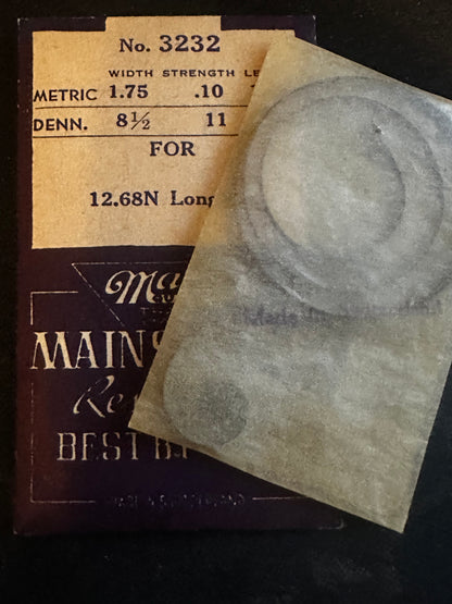 Marco Mainspring #3232 for Longines Caliber 12.68N - Steel