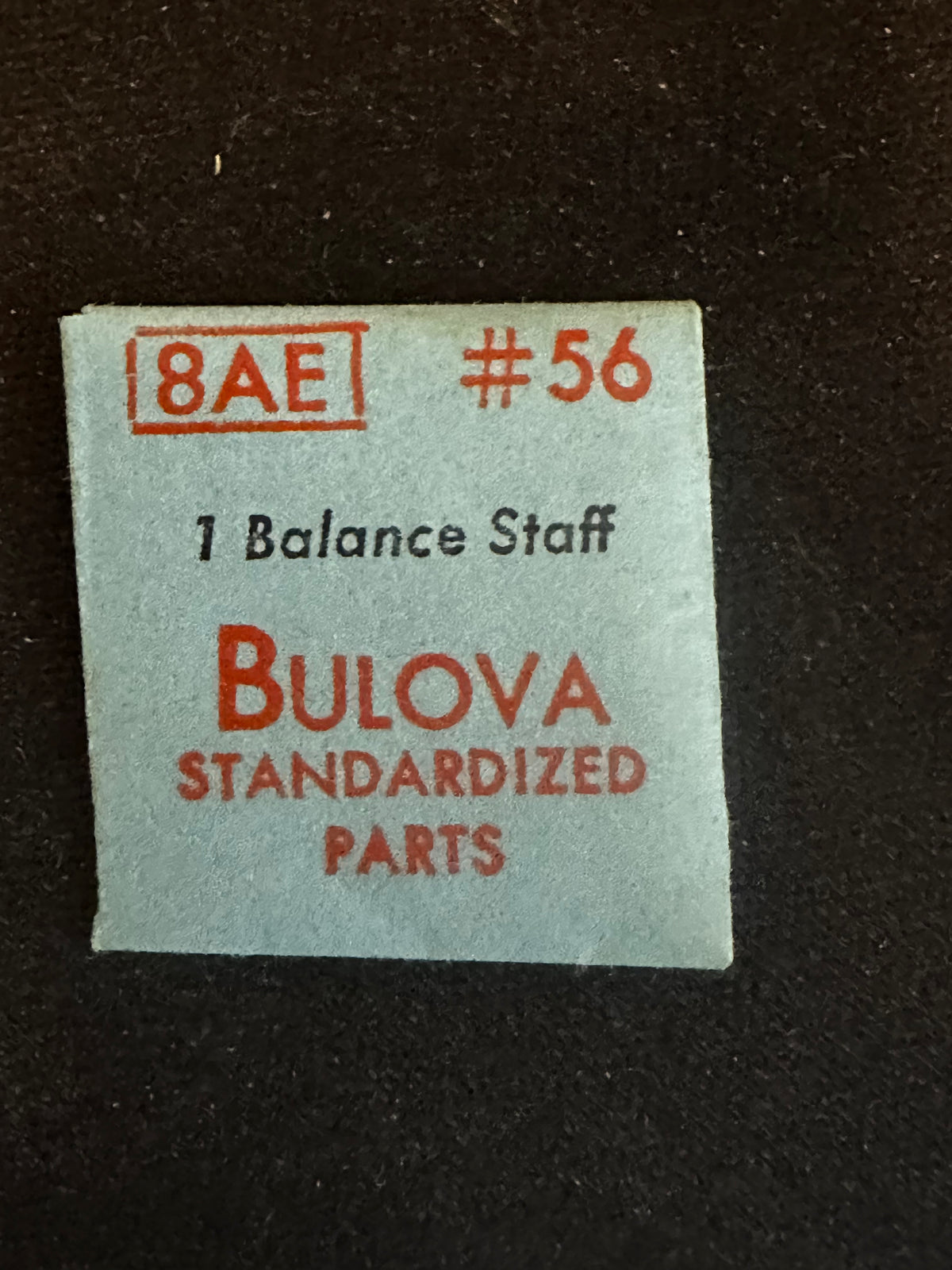 Bulova Factory Balance Staff for caliber 8AE - New
