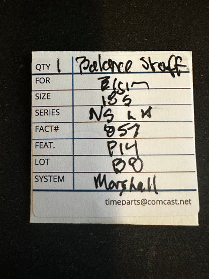 C & E Marshall Material Balance Staff for 18s, New Style, Long Hub, Pivot 14, No. 857