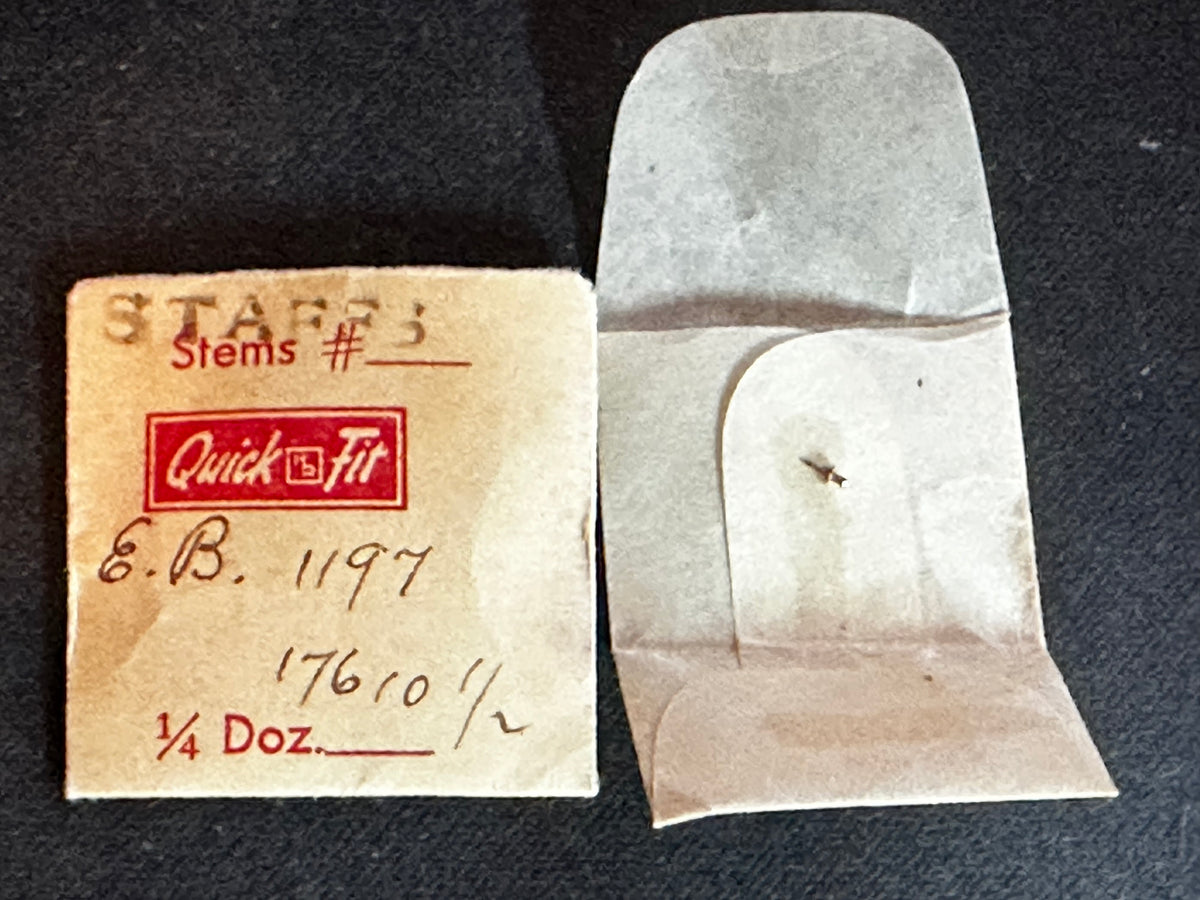 Quick Fit Balance Staff for Bettlach (EB) Caliber 1197 movements - new