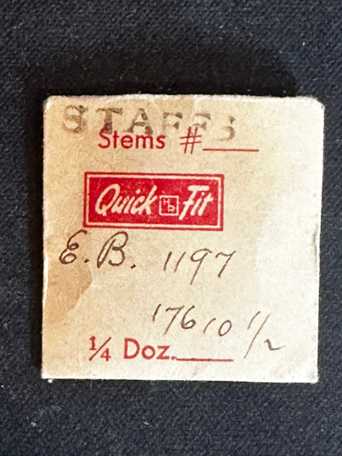 Quick Fit Balance Staff for Bettlach (EB) Caliber 1197 movements - new