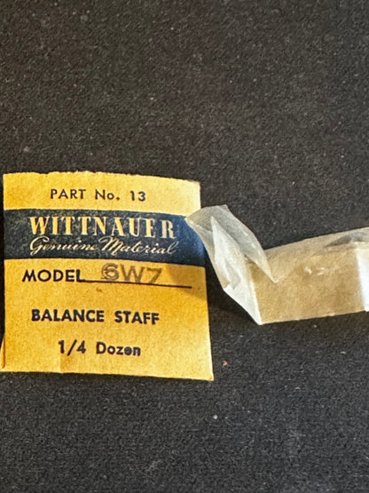 Wittnauer Factory Balance Staff for caliber 6W7 - new