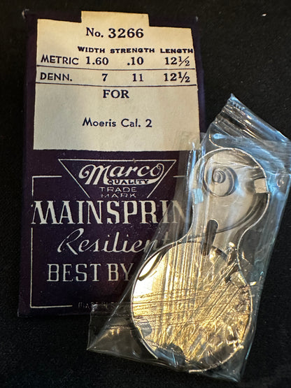 Marco Mainspring #3266 for Moeris caliber 2 - Steel