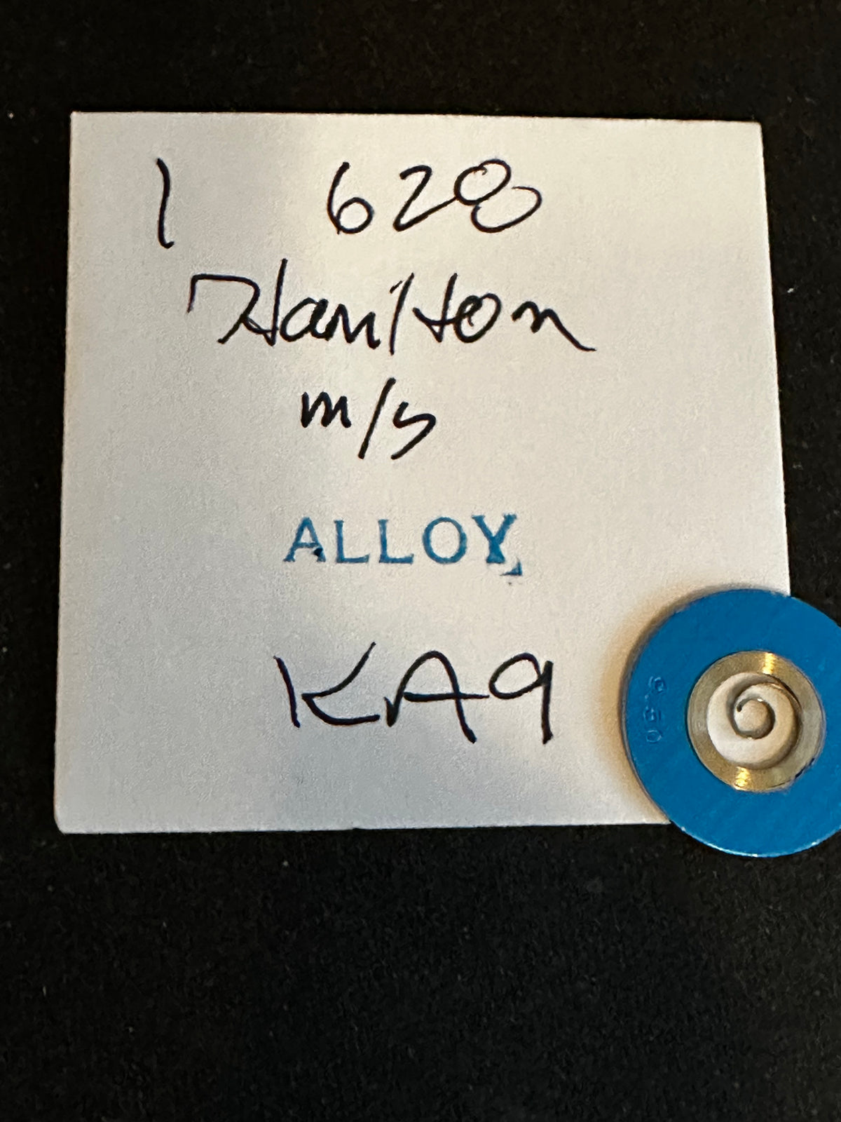 Hamilton Mainspring for 12½L Grade 628, 629, 630 - Alloy