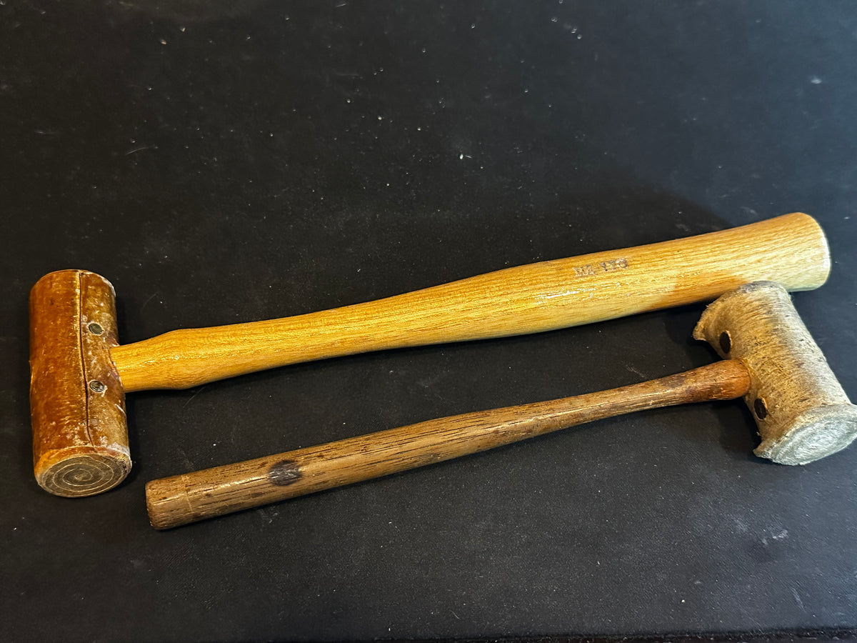 Lot of 2 Jewelers Fiber Mallets / Hammers for Jewelers & Watchmakers - Used