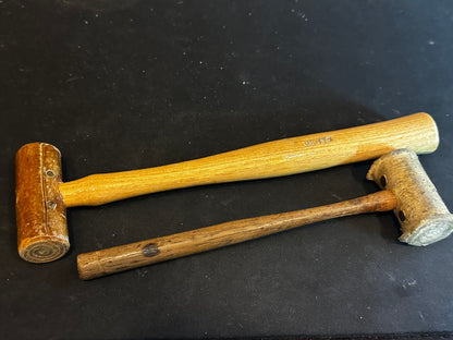 Lot of 2 Jewelers Fiber Mallets / Hammers for Jewelers & Watchmakers - Used