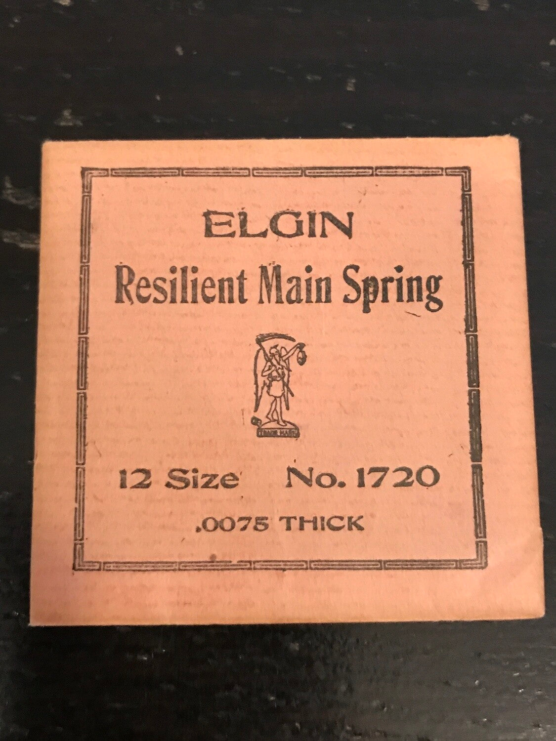 Elgin Factoiry Mainspring for 12s No. 1720 - Steel