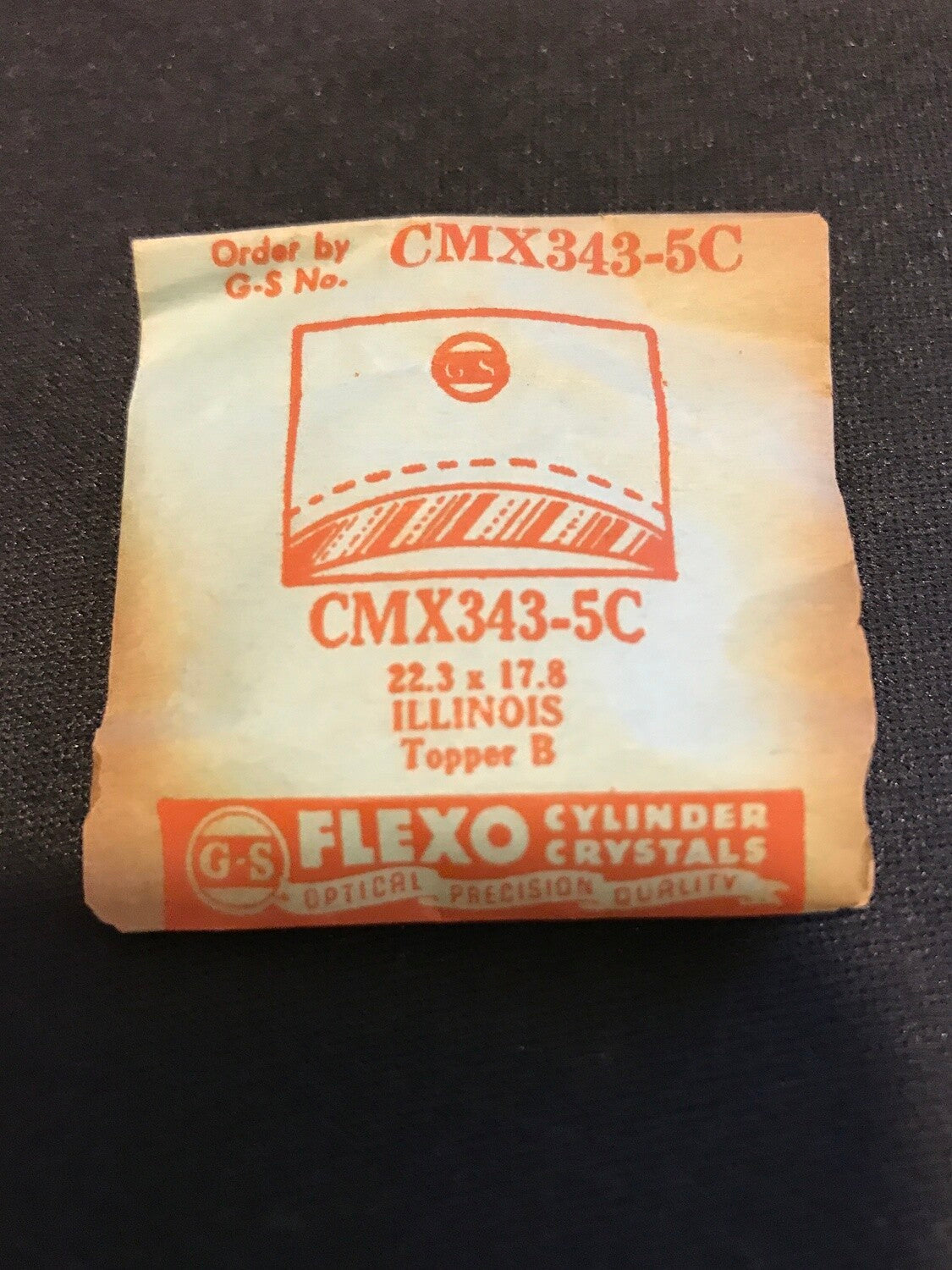 GS CMX series Fancy Flexo Wrist Watch Crystals