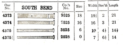 TEMPERITE Mainspring for South Bend 0s No. 2528 - Steel