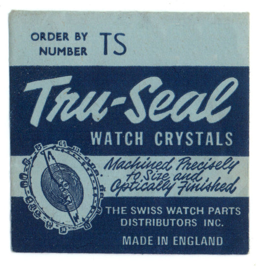 Tru-Seal Round Wrist Watch Crystal sizes 18 thru 32½