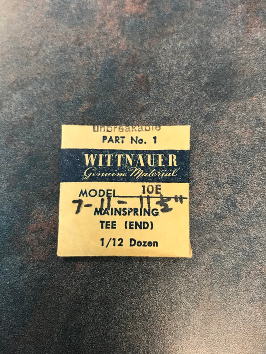 Wittnauer Factory Mainspring for caliber 10E - Alloy