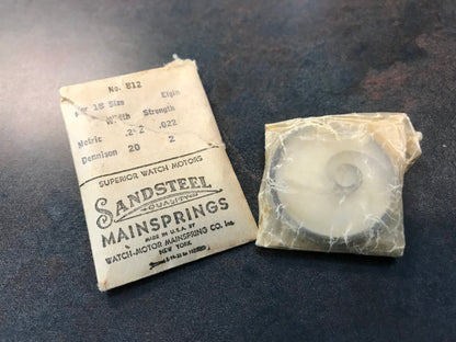 Sandsteel Mainspring for 18s Elgin No. 812 - Steel