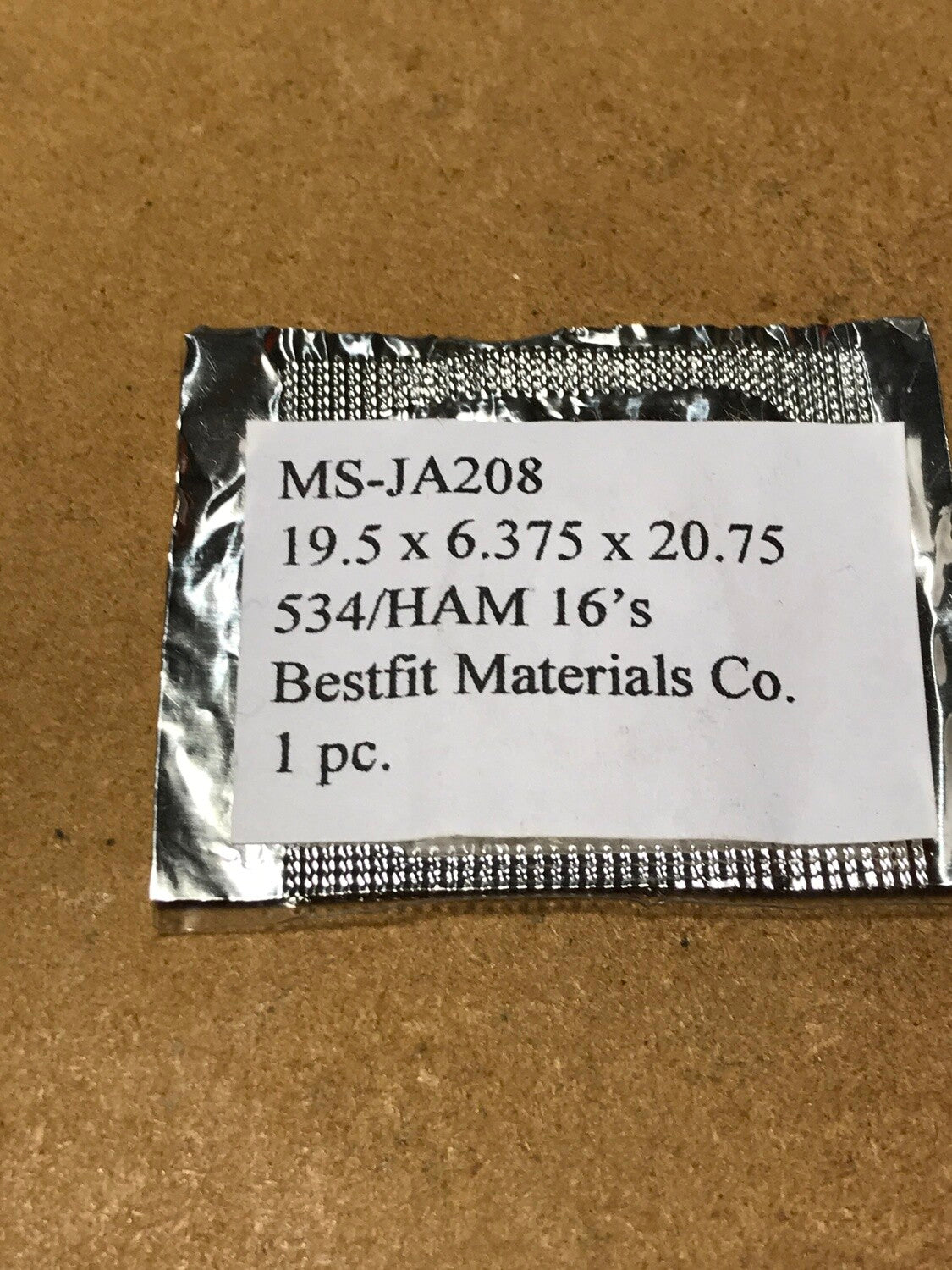 BESTFIT Mainspring JA208 for 16s Hamilton # 534 / 718047 - Alloy