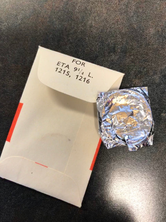 Samson Mainspring No. A37 for ETA 9¼ ligne caliber 1215 & 1216 movements - Steel