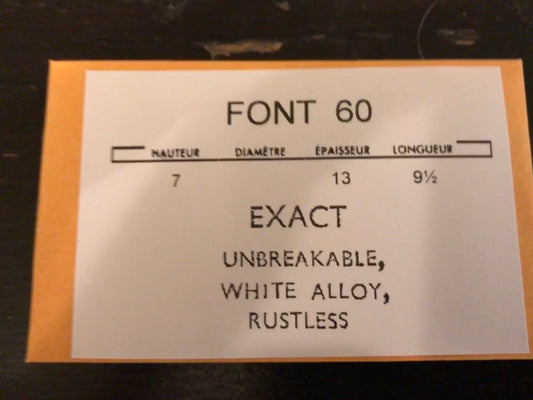EXACT Mainspring for FONT Caliber 60 - Alloy
