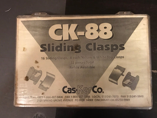 Cas-Ker Assortment CK-88 of Wrist Watch Sliding Clasps in Box