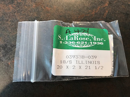 Illinois 18s Mainspring No. 47303 from S. LaRose - Alloy