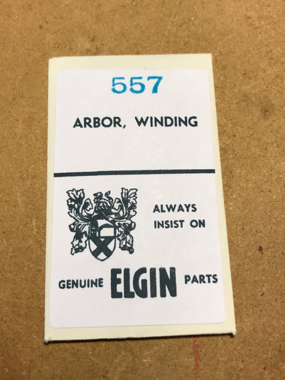 Elgin Factory stem / winding arbor for 15/0s grade 557 thru 626 movements