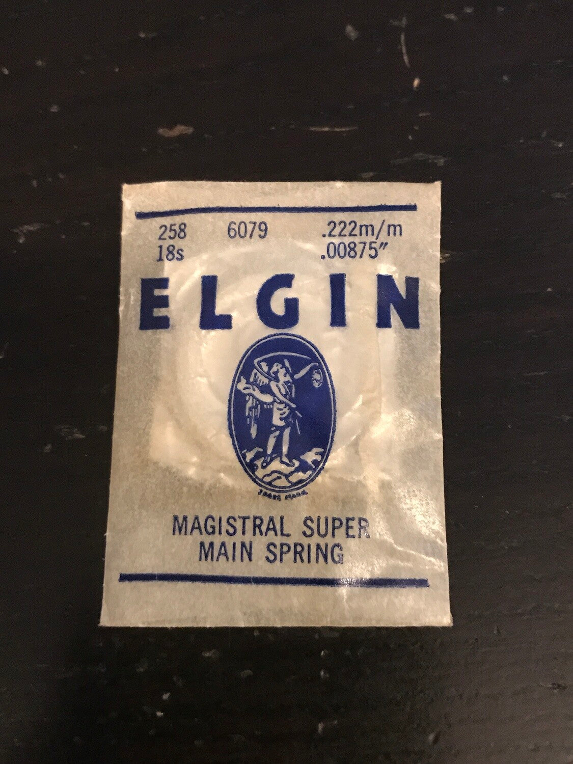 Elgin Factory Mainspring for 18s No. 6079 (812) - Alloy