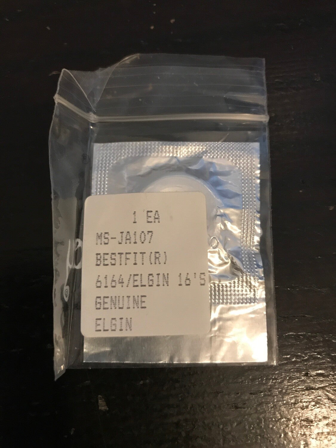 BESTFIT Mainspring JA107 for 16s Elgin Factory No. 6164 - Alloy