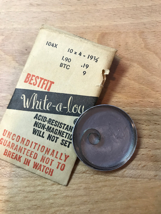 BESTFIT Mainspring 104X for Beguelin caliber 9 & Unitas calber 431 Pocket Watch - Alloy