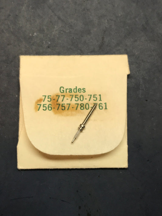 Hamilton Factory Stem / Winding Arbor for 21/0s Hamilton No. 614570