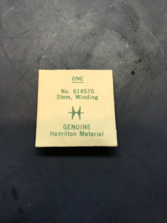 Hamilton Factory Stem / Winding Arbor for 21/0s Hamilton No. 614570