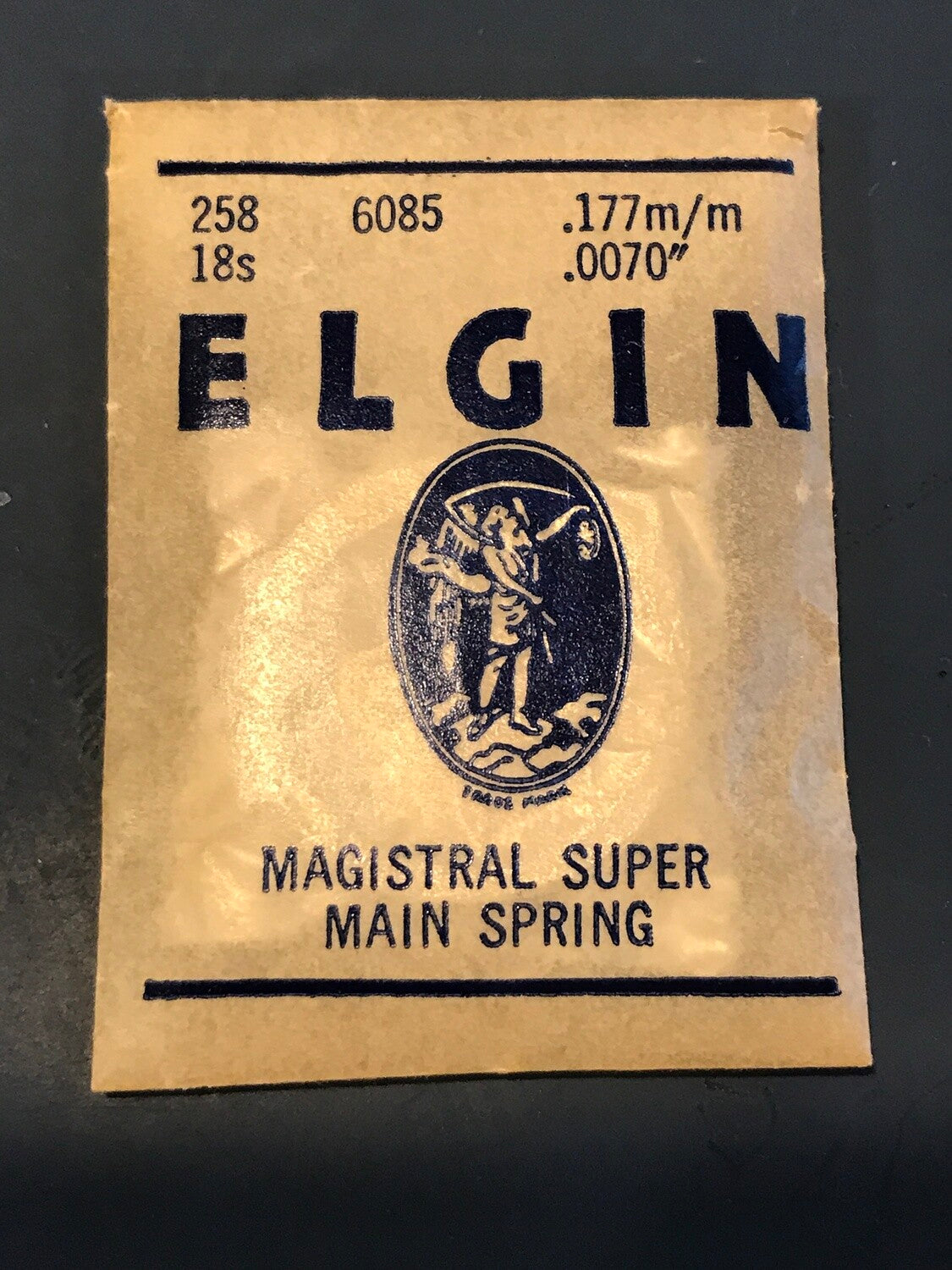 Elgin Factory Mainspring for 18s Veritas No. 6085 / 1956 - Alloy