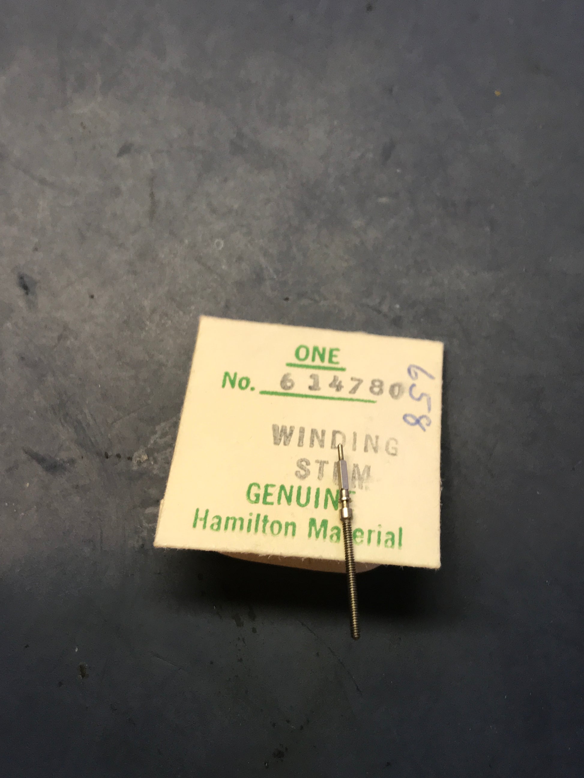 Hamilton Factory Stem / Winding Arbor for 11½ ligne Hamilton No. 614780