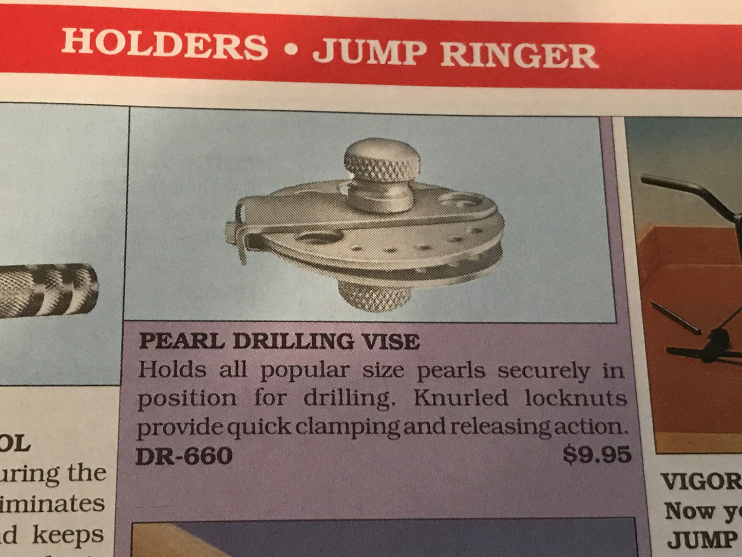 VIGOR Pearl Drilling Vise DR-660