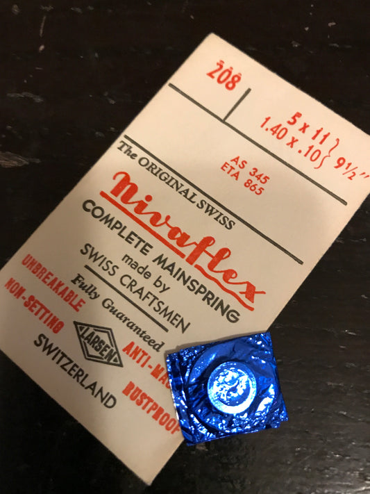 Nivaflex Mainspring for AS 345, ETA 865 - Alloy