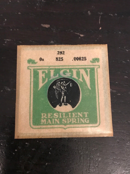 Elgin Factory Mainspring for 0s No. 825 - Steel