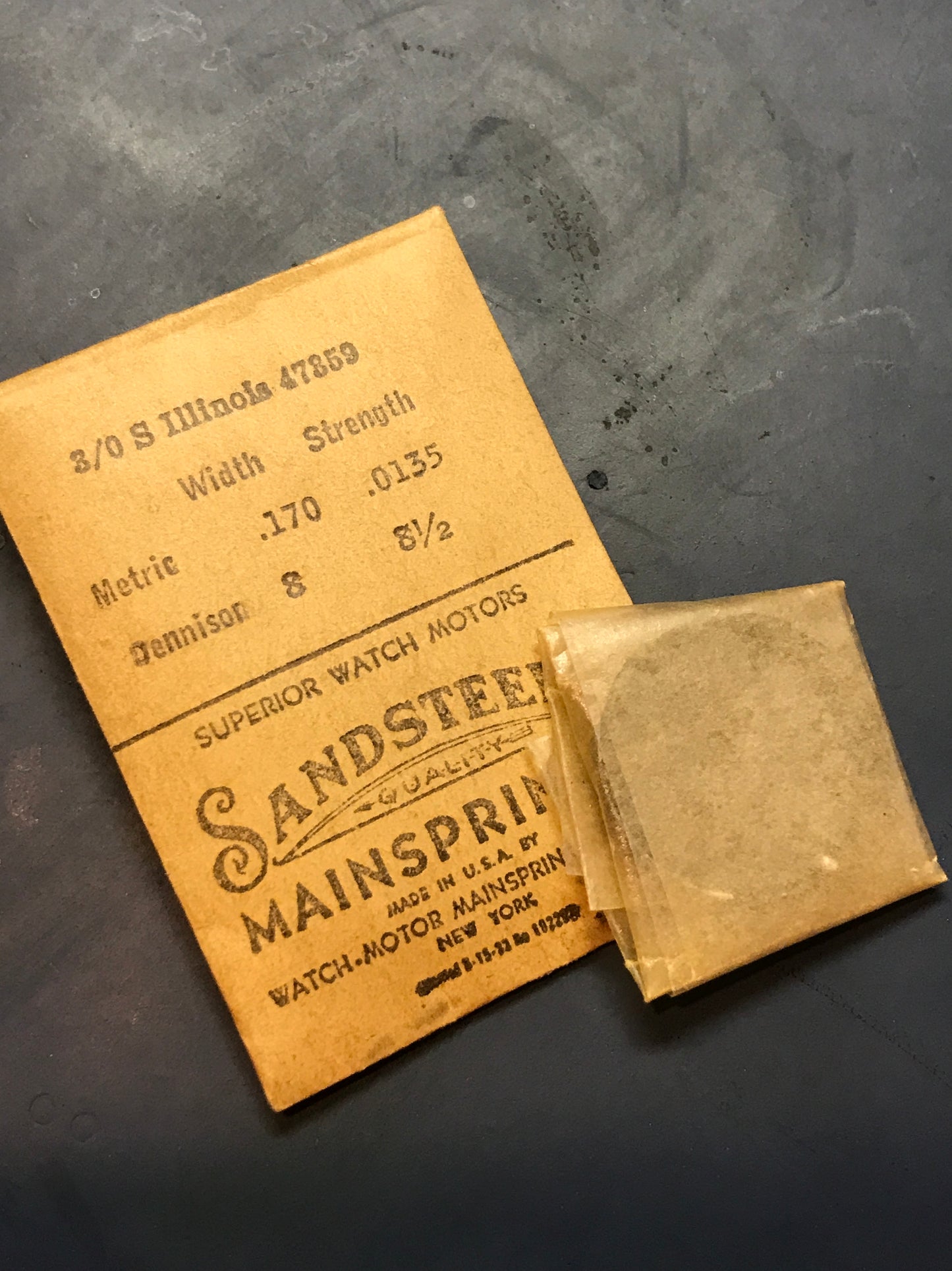 Sandsteel Mainspring for Illinois 3/0s #47359 - Steel