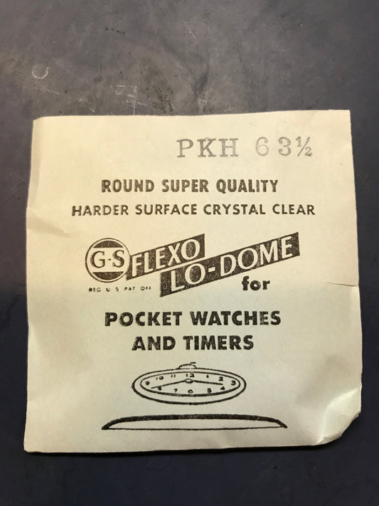 GS PKH63½ Pocket Watch Crystal 53.0mm - New