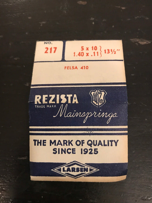 Rezista Mainspring No.217 for Felsa caliber 410 - Steel