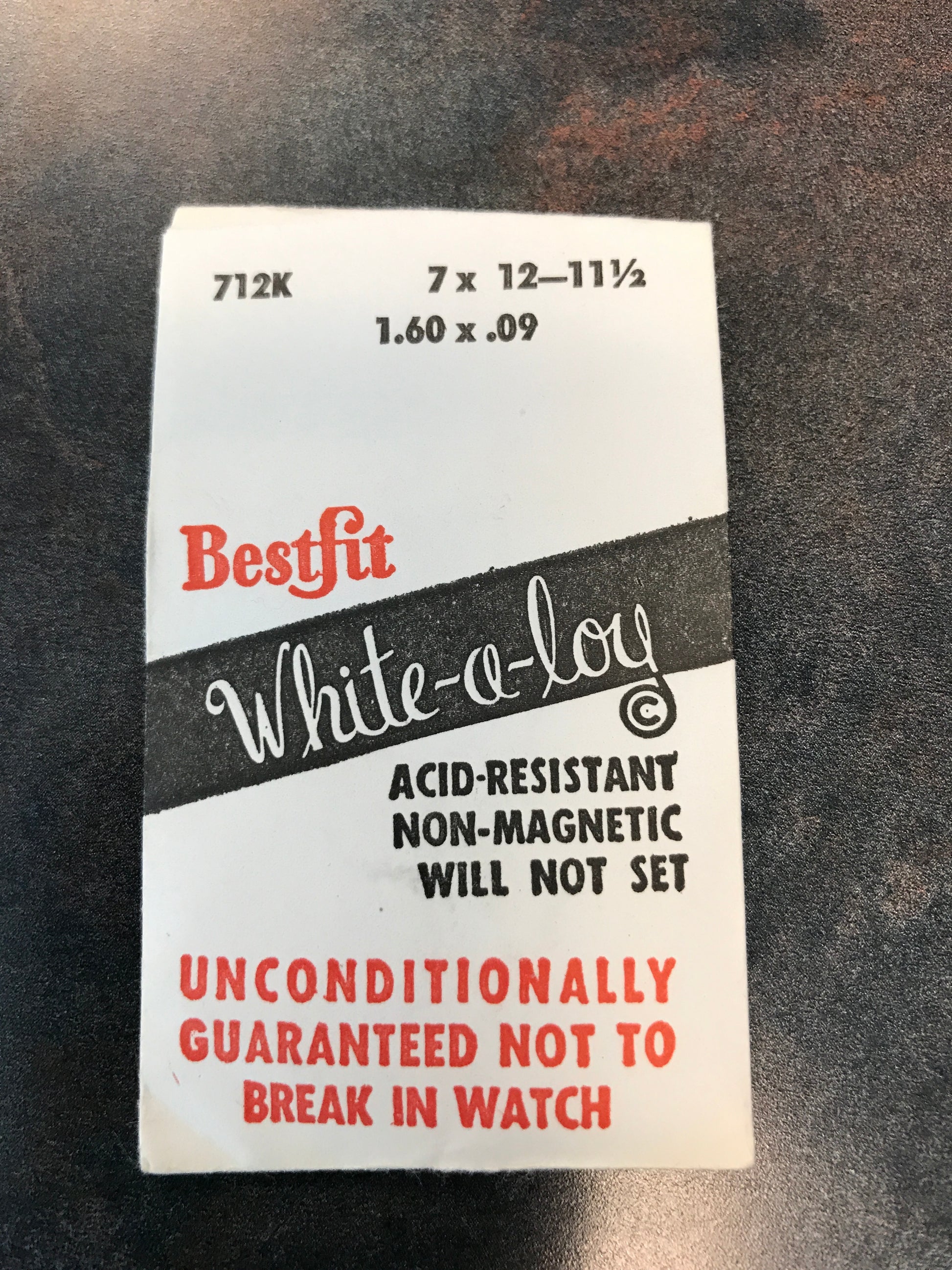 BESTFIT Mainspring 712K for AS 1045 & 1103 & Buser 130 - Alloy