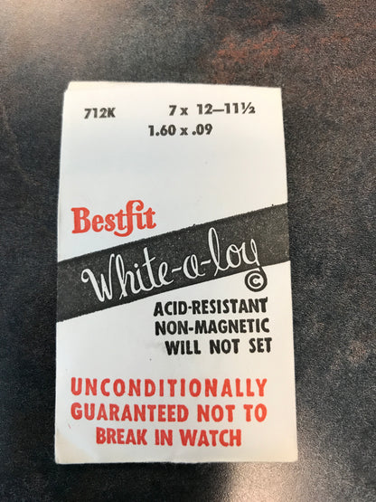 BESTFIT Mainspring 712K for AS 1045 & 1103 & Buser 130 - Alloy