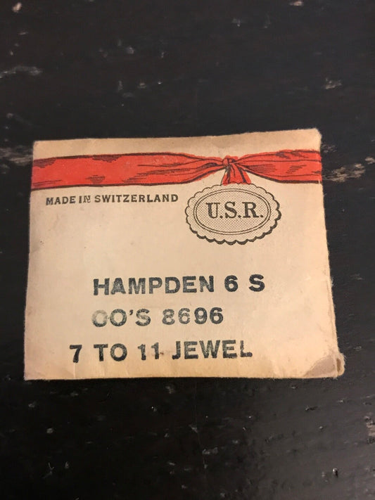 USR Mainspring for 6s Hampden #8696 - Steel