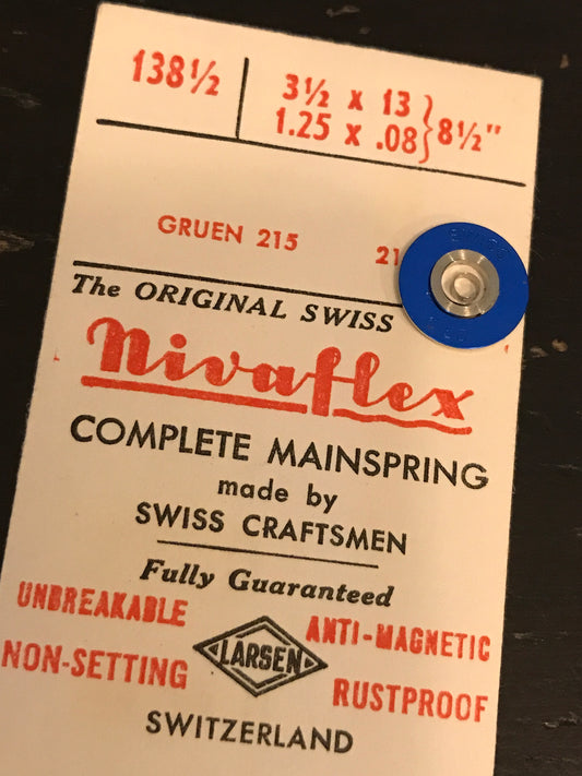 Nivaflex Mainspring for Gruen 215, 216 - Alloy