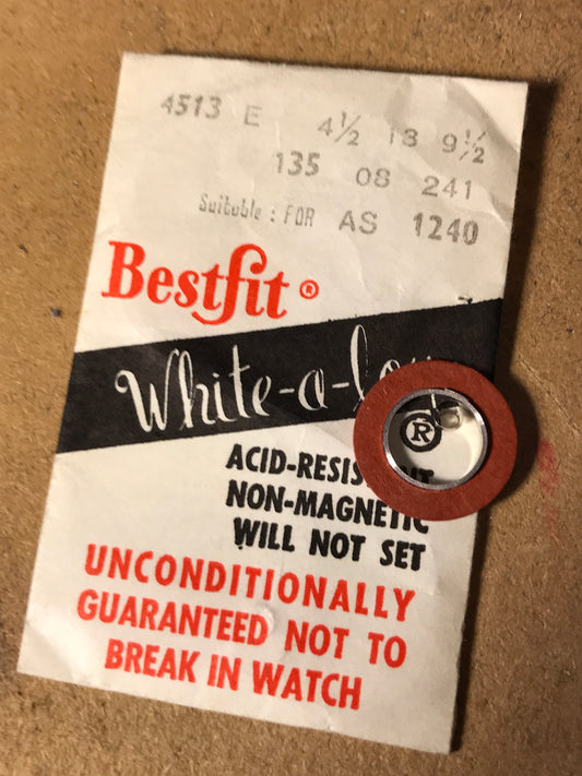 BESTFIT Mainspring 4513E for AS 1240, Unitas 190, Witt 11AW, etc - Alloy