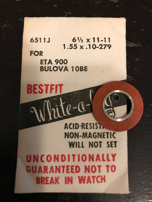 BESTFIT Mainspring 6511J for Rolex A295, Eta 900, 1080 Benrus BA-BB, Bulova 10BE - Alloy